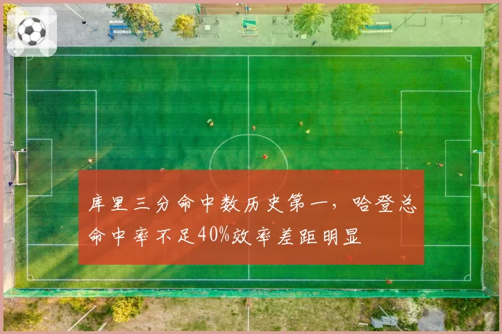 库里三分命中数历史第一，哈登总命中率不足40%效率差距明显