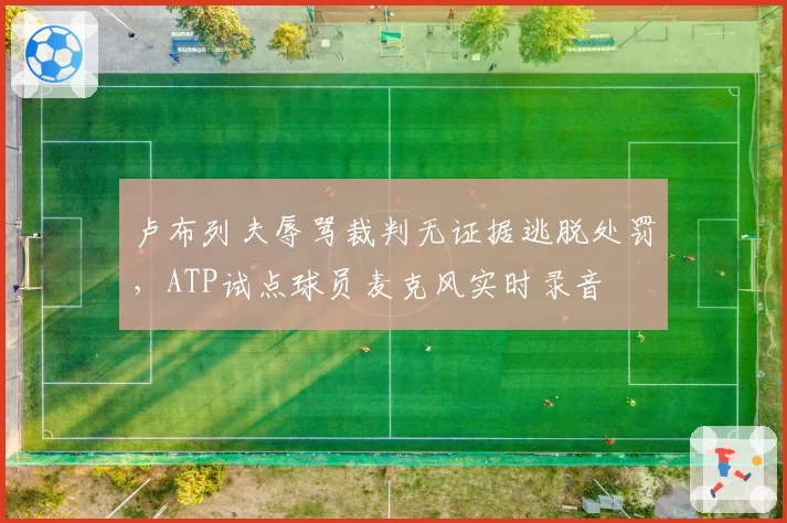 卢布列夫辱骂裁判无证据逃脱处罚，ATP试点球员麦克风实时录音